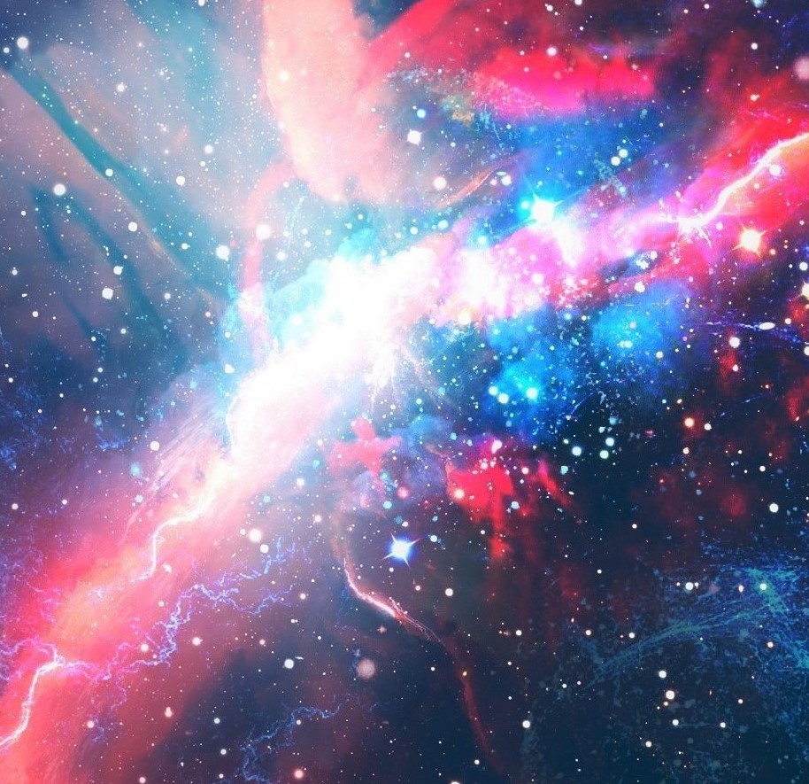 现代科技办公室内部,多个工作人员在高科技设备前工作,蓝色灯光照明,未来感设计风格